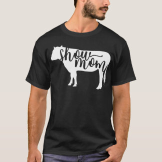 Camiseta Vaca Mostra à Mãe engraçado
