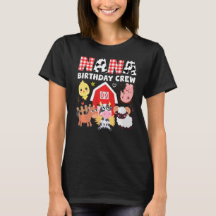 Camiseta Vaca Nana Aniversário Fazenda Da Tripulação