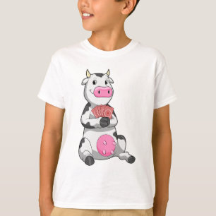 Camiseta Vaca no Poker com cartões Poker