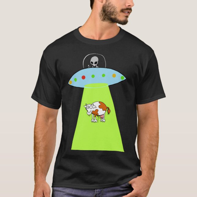 Camiseta Vaca OVNI (Frente)