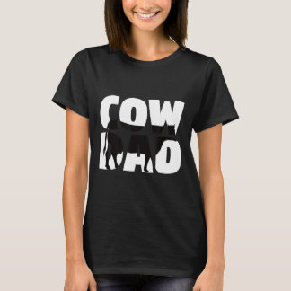 Camiseta Vaca Pai Vaca Para Pai Animal do Zoológico