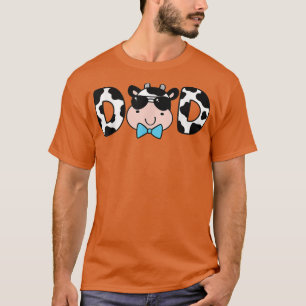 Camiseta Vaca Pai Vida Engraçada Pai Vaca Farmadora