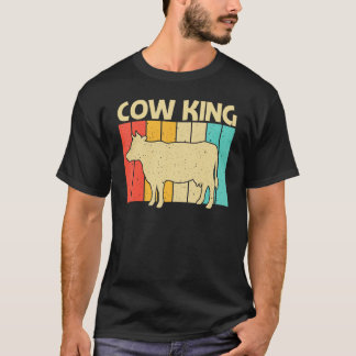 Camiseta Vaca Para Homens Meninos Fazendeiro de Vaca Pecuár