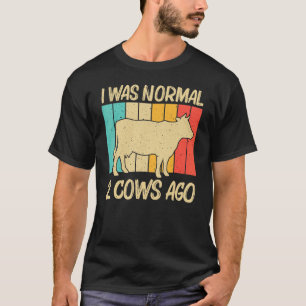 Camiseta Vaca Para Homens Vaca Agricultura De Leite