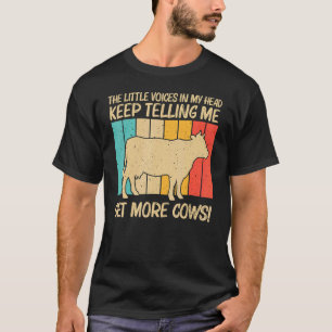 Camiseta Vaca Para Homens Vaca Agricultura De Leite