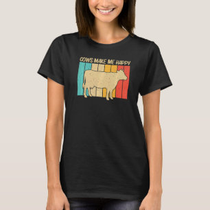 Camiseta Vaca Para Homens Vaca Agricultura De Leite