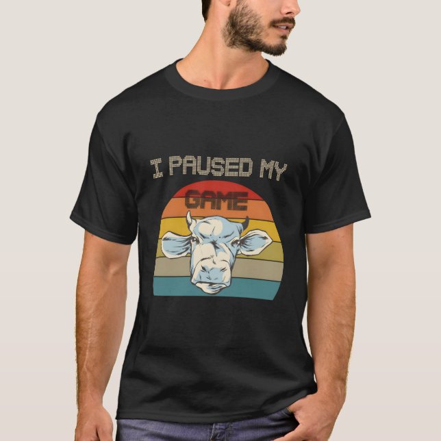 Camiseta Vaca Para Impressão (Frente)