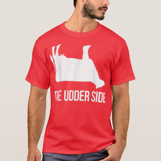 Camiseta Vaca Passa Pecuária Aquecedor Do Lado De Usa
