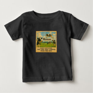 Camiseta Vaca Pulou o Moo – Carrinho de Fazenda Caprichoso 