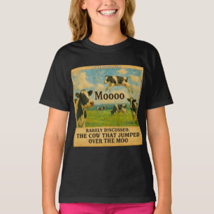 Camiseta Vaca Pulou o Moo – Carrinho de Piada de Fazenda Ca