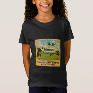 Camiseta Vaca Pulou o Moo – Carrinho de Piada de Fazenda Ca