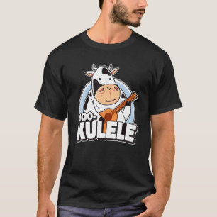 Camiseta Vaca Que Joga Ukelele Farmer Mookulele Uke Ukelele