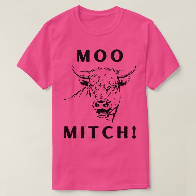 Camiseta Vaca Raiva Moo Mitch (Frente do Design)