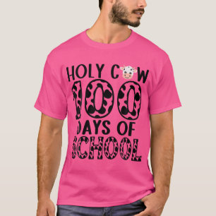 Camiseta Vaca Sagrada 100 Dias De Escola Professores Alunos