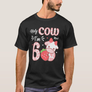 Camiseta Vaca Sagrada Estou com 6 Anos Roupa de Aniversário