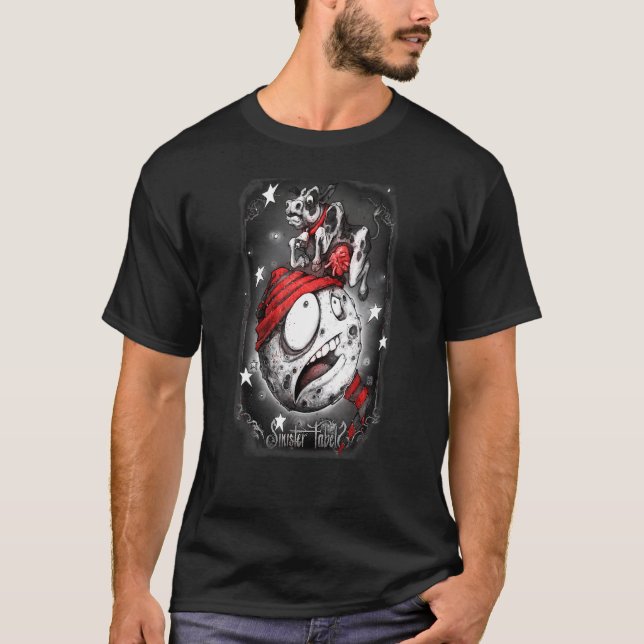 Camiseta Vaca Saltar Sobre a Lua (Frente)