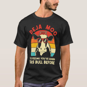 Camiseta Vaca Sarcástica Deja Moo