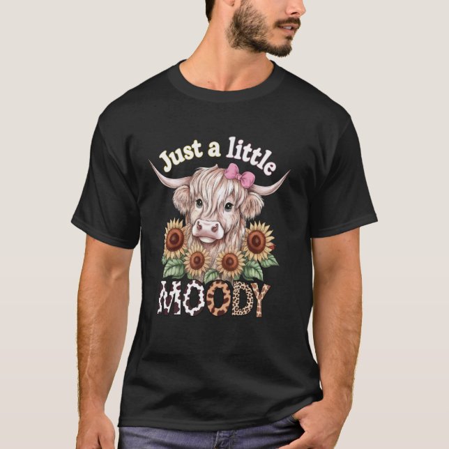 Camiseta Vaca Só Um Pouco Mal-Humorada (Frente)