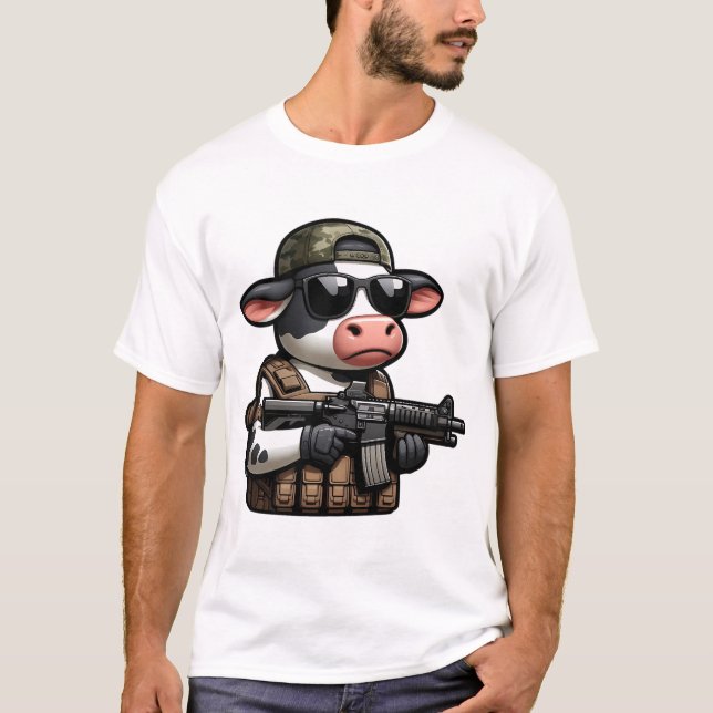 Camiseta Vaca tática (Frente)