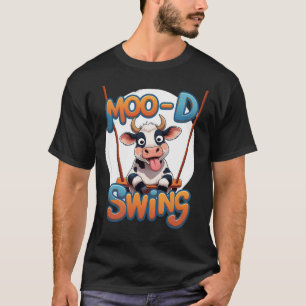 Camiseta Vaca Tola Balanço Moo-d Divertido