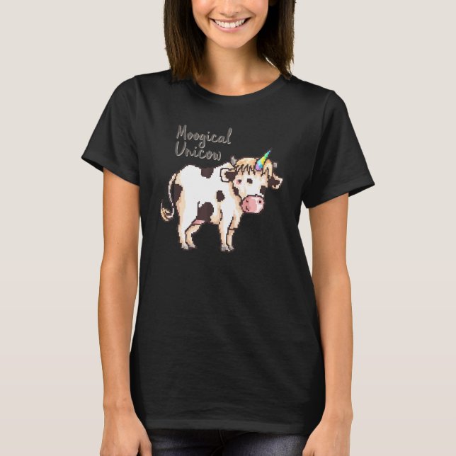 Camiseta Vaca Unicórnio Moogical (Frente)