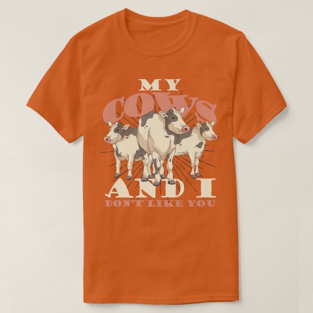 Camiseta Vaca-Vaca-Fazenda (Frente do Design)