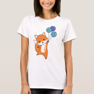 Camiseta Vaca Vaca Voa Balões Animais Bons