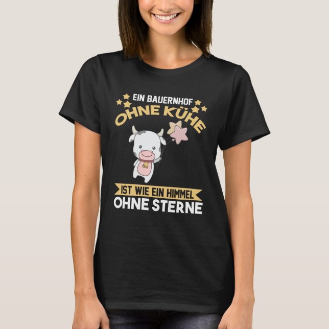 Camiseta Vaca Vacas Fazendeiro (Frente)