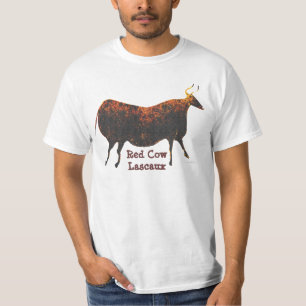Camiseta Vaca vermelha de Lascaux
