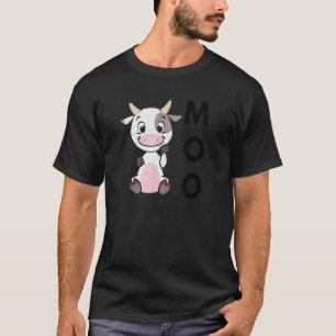 Camiseta Vaca Vida no Campo Fazendeiro Animal Mugido Bezerr