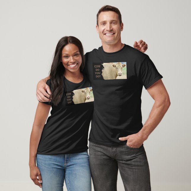 Camiseta Vaca Você Faz? (Unissex)