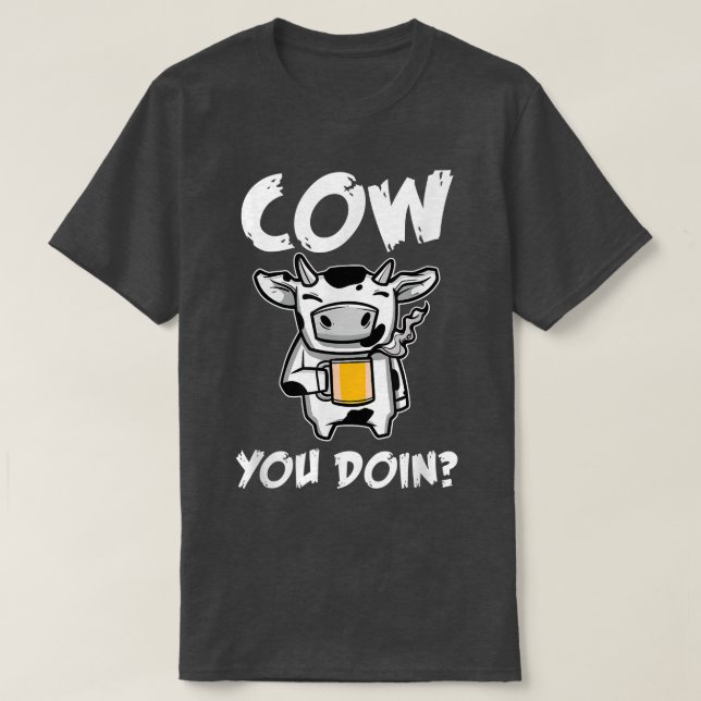 Camiseta vaca você faz Design perfeito para qualquer agricu (Frente do Design)