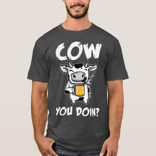 Camiseta vaca você faz Design perfeito para qualquer agricu