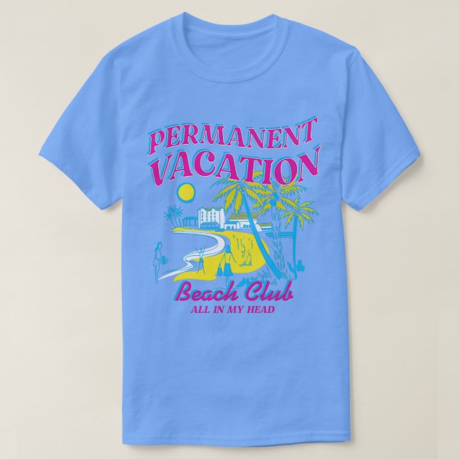 CAMISETA VACAÇÃO PERMANENTE (Frente do Design)