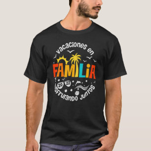 Camiseta Vacaciones En Familia 2022 Disfruta de Verão Espan