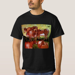 Camiseta Vacas (após Jordaens) por Vincent van Gogh
