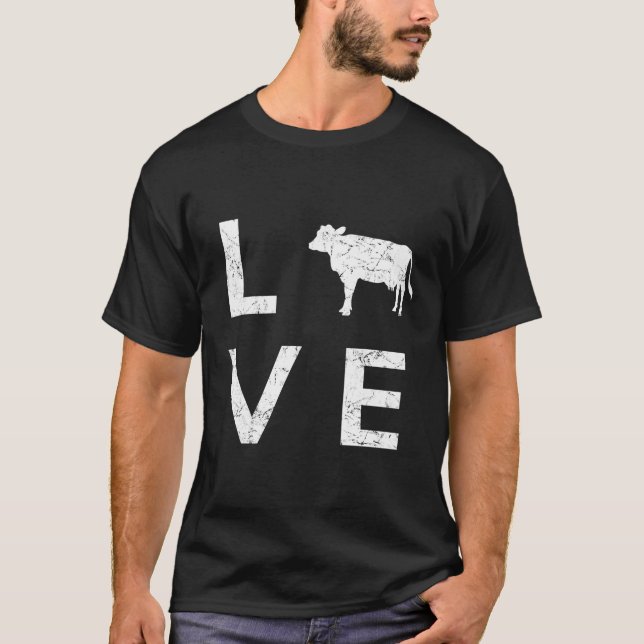 Camiseta Vacas Camponesas Agrícolas Agrícolas Agrícolas Far (Frente)