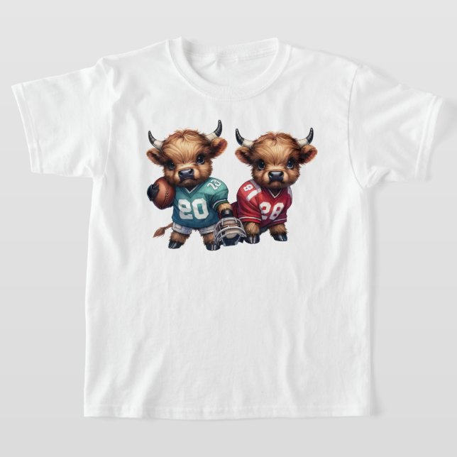 Camiseta Vacas e Futebol das Highland (Postura )