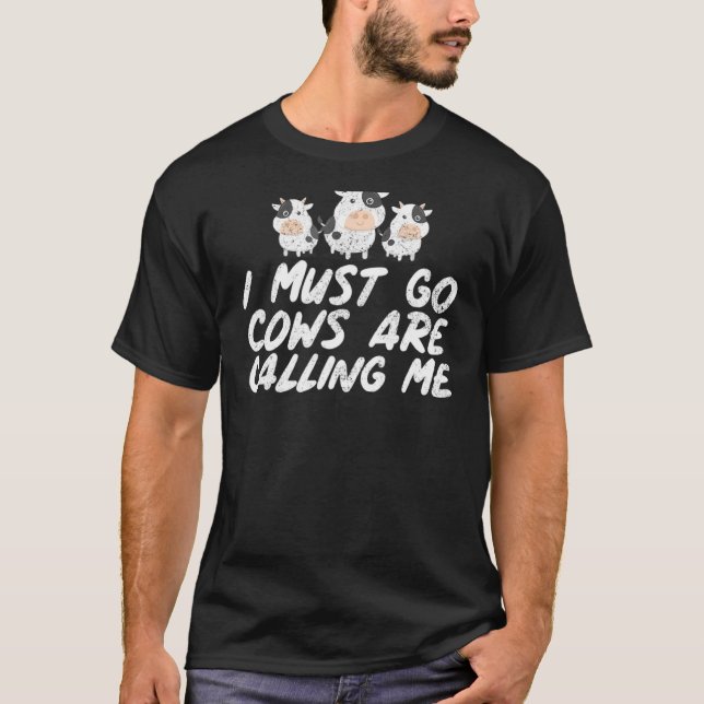 Camiseta Vacas Estão Chamando Vaca (Frente)