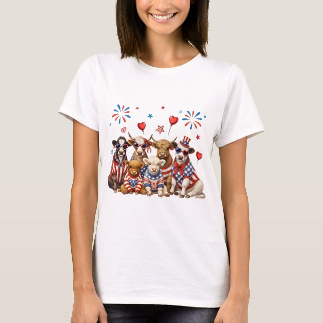 Camiseta Vacas Patriotas (Frente)