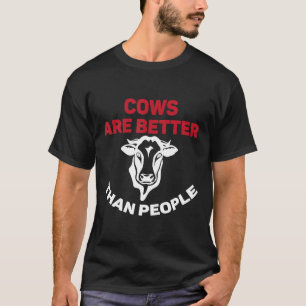 Camiseta Vacas São Melhores Do Que Pessoas Fazendas De Nata