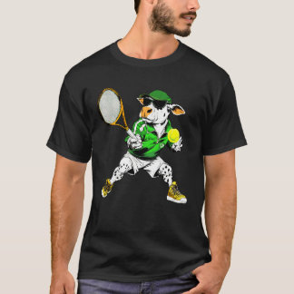 Camiseta Vacas TênisTénis Jogador Vaca