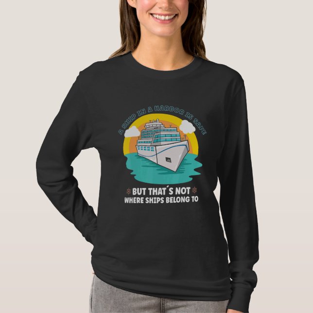 Camiseta Vacation Boating Boat Captain Cruise Ship Cruising (Frente)