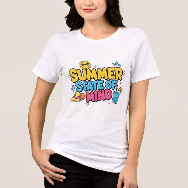 Camiseta Vacation Mood – Summer State of Mind (Frente)