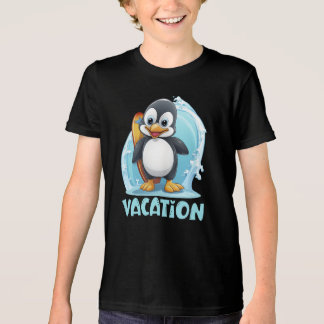 Camiseta Vacation Penguin Surfboard