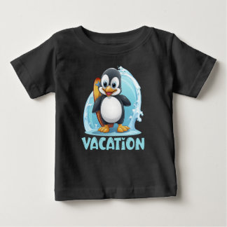 Camiseta Vacation Penguin Surfboard