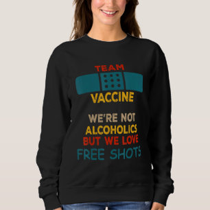 Camiseta Vacina De Equipe - Não Eram Alcoólicos, Mas Adoram