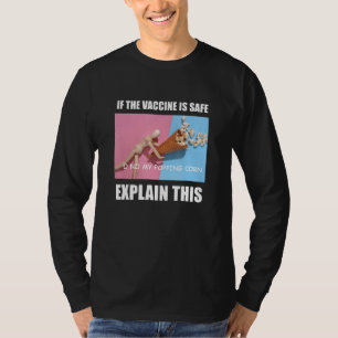 Camiseta Vacina Memória Estranha Irônica Dumb Progressiva P