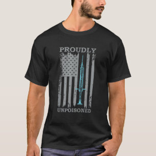 Camiseta Vacina Proudidamente Não Envenenada