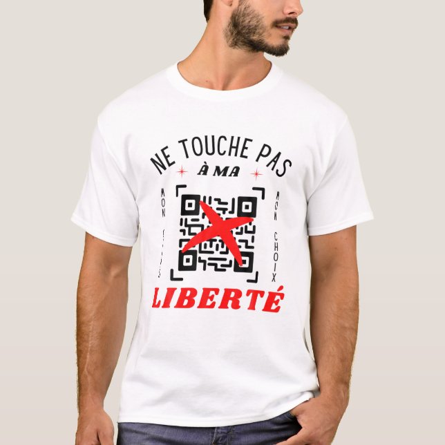 Camiseta Vacina Sanitária Contra A Tocação Contra A CVID -  (Frente)